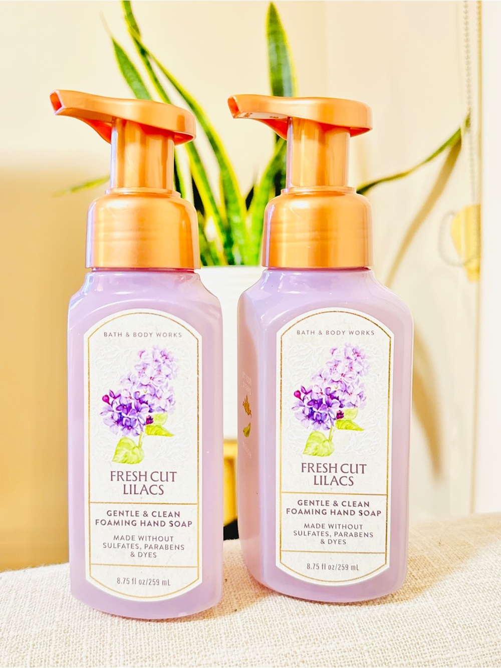 Bath & Body Works Fresh Cut Lilacs Foaming Hand Soap - Purple & Orange
